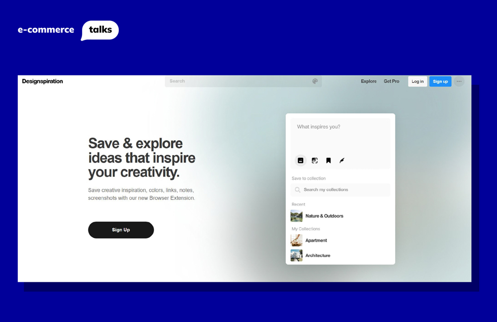 designspiration.com helps you gather a collection of photos